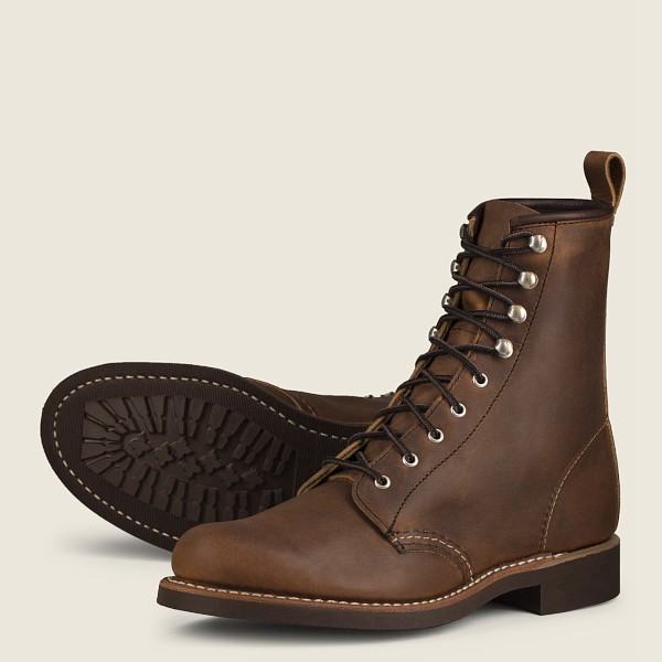 Red Wing Heritage Bot Bayan - Silversmith - Short Rough & Tough Deri - Kahverengi - 83WSRAOCV